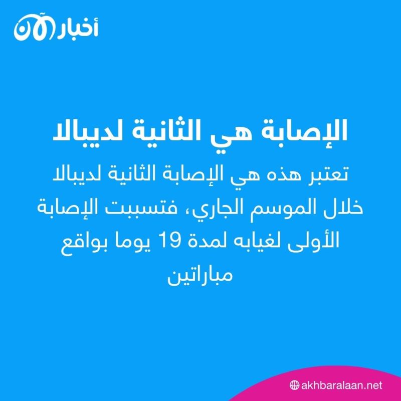 الكشف عن مدة إصابة ديبالا.. هل سيخوض مباراة الأرجنتين القادمة؟