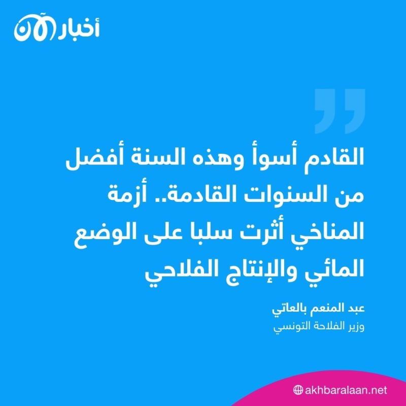 في اليوم العالمي للأغذية.. أزمة المياه في تونس ستكون أسوأ في السنوات المقبلة