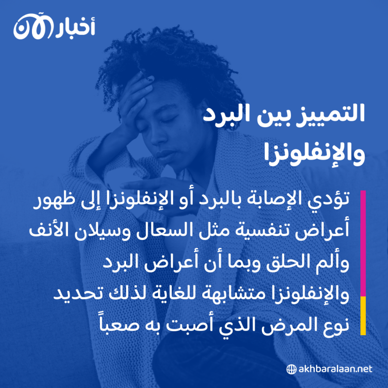 دليلك الشامل عن الفرق بين نزلات البرد والإنفلونزا