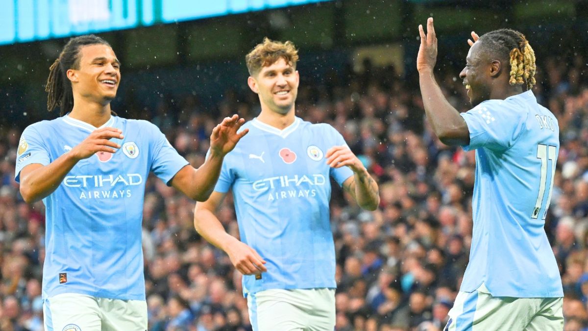 بالصور | مهرجان أهداف لفريق مانشستر سيتي ضد بورنموث