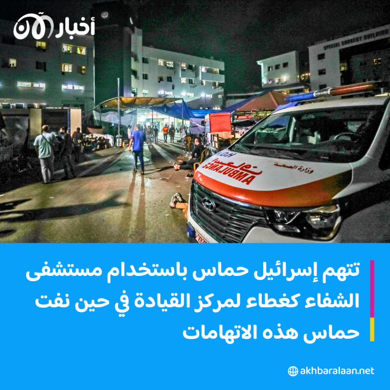 حماس تعلق محادثات الرهائن بسبب تعامل إسرائيل مع مستشفى الشفاء