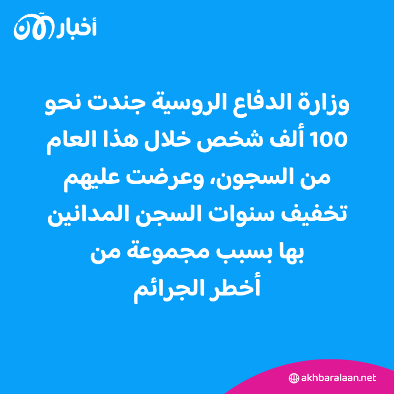 بوتين يٌفرج عن مجرم روسي للالتحاق بالجيش لغزو أوكرانيا