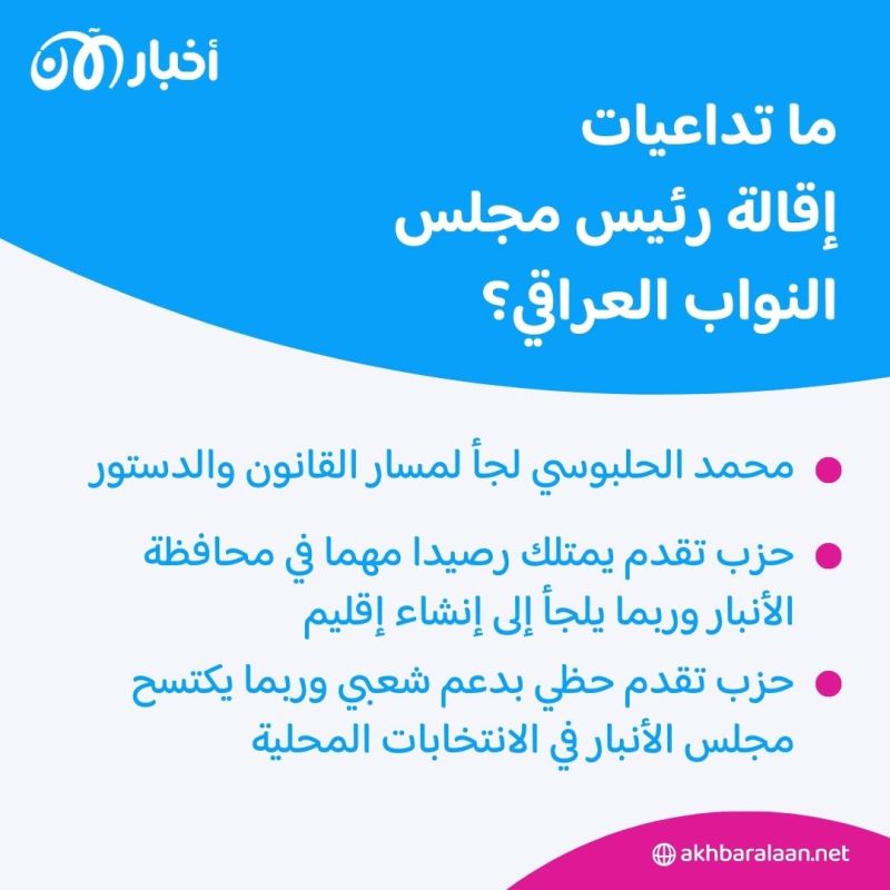 ما خطة الحلبوسي بعد قرار إقالته؟ خبير سياسي يجيب أخبار الآن