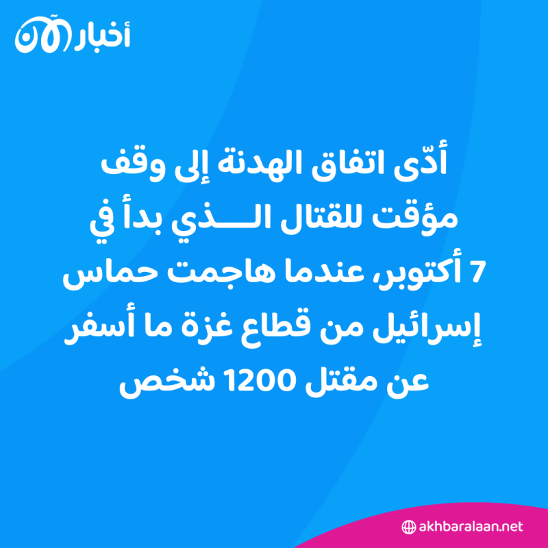 الإفراج عن الرهائن والمعتقلين في آخر أيام الهدنة.. ومفاوضات حثيثة لتمديدها