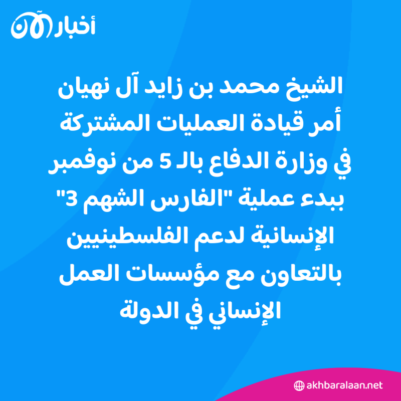 إبحار سفينة مساعدات إماراتية من الفجيرة بحمولة 4000 طن لدعم الفلسطينيين في غزة
