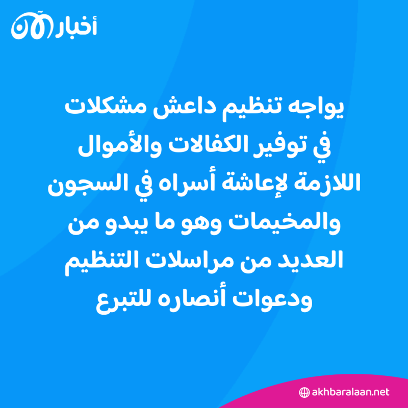 بسبب أزمته المالية.. داعش يستجدي التبرعات لهذا السبب