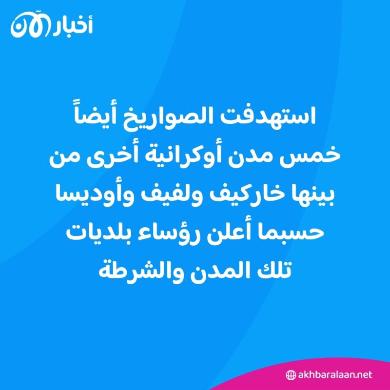 قتيل و15 جريحا في أوكرانيا إثر ضربات روسية