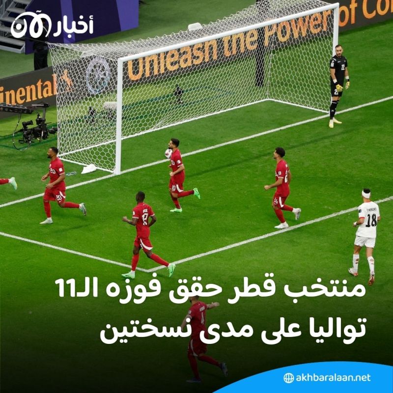 كأس آسيا.. قطر تنهي مغامرة فلسطين وتبلغ ربع النهائي 1 قطر