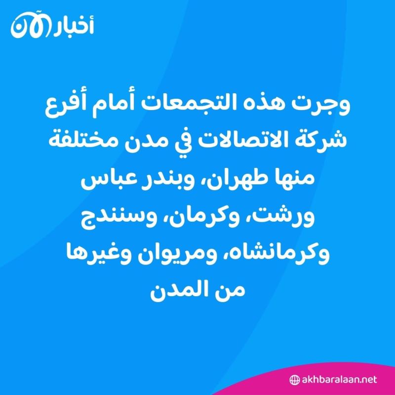 احتجاجات وإضرابات للعمال بمدن إيرانية عدة