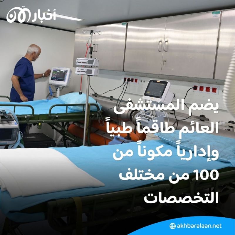 ضمن عملية الفارس الشهم 3.. إبحار مستشفى إماراتي عائم لخدمة سكان غزة