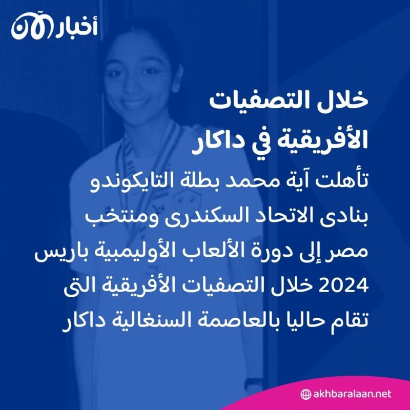 من هي آية محمد التي تأهلت لدورة الألعاب الأوليمبية باريس 2024؟ 1 من هي آية محمد التي تأهلت لدورة الألعاب الأوليمبية باريس 2024؟
