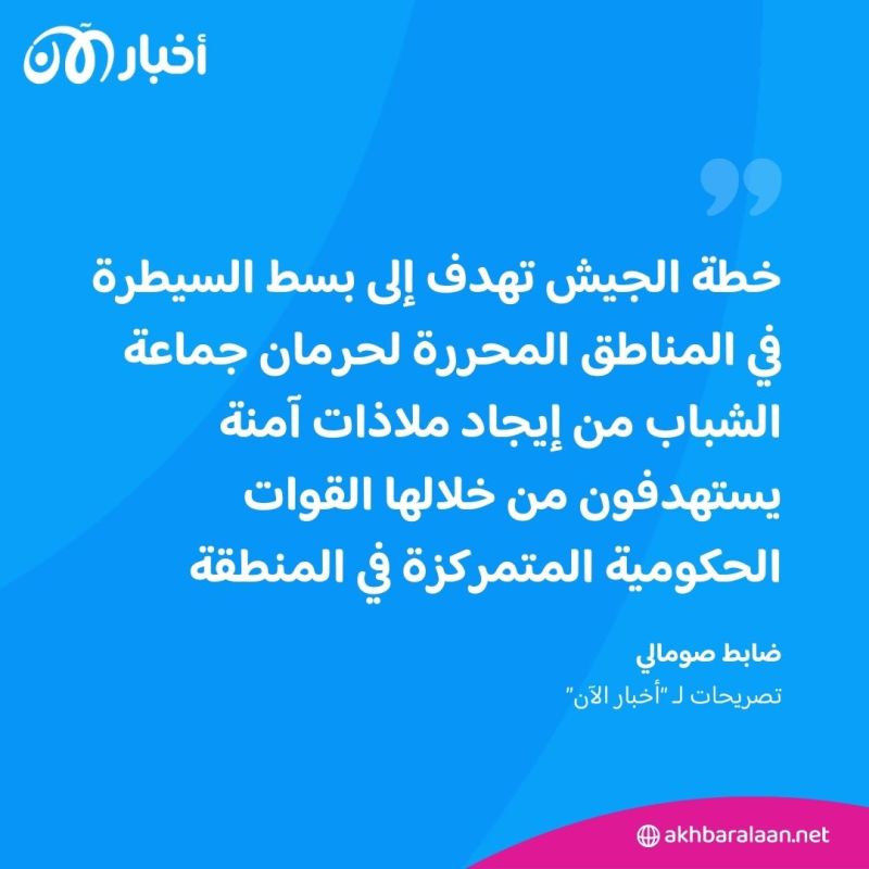 ضابط صومالي لـ"أخبار الآن": ضربة استباقية للجيش تدمر قواعد لجماعة الشباب الإرهابية