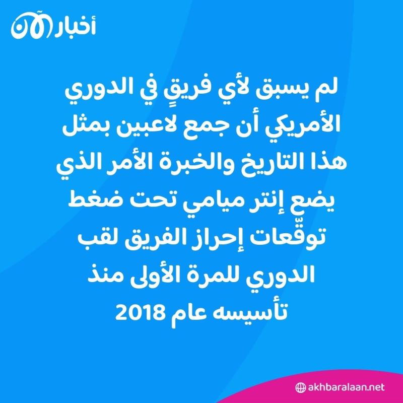 إنتر ميامي ينتظر الألقاب من ميسي في موسمه الأوّل