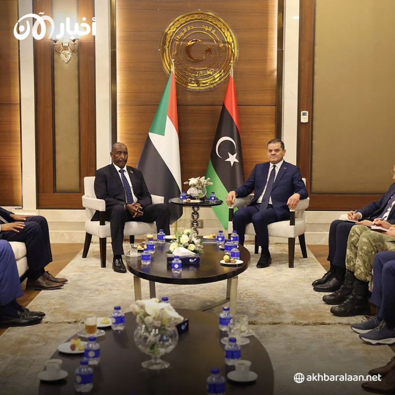البرهان في ليبيا.. من التقى وماذا ناقش؟