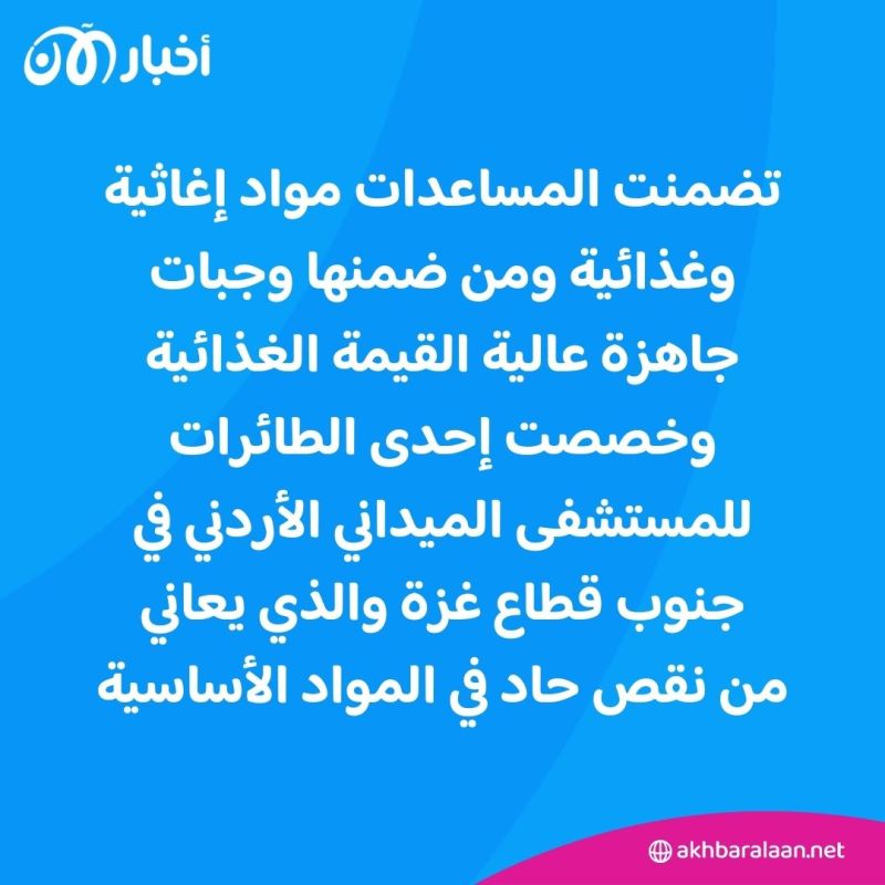 الملك عبدالله يشارك بإنزال مساعدات في غزة من الإمارات ومصر وفرنسا والأردن