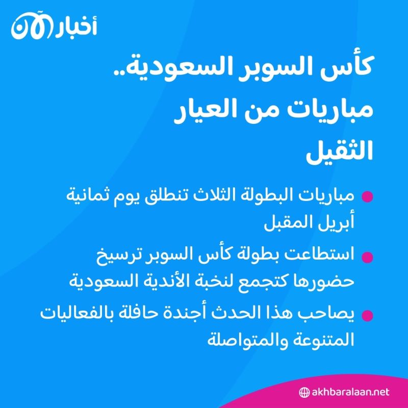 انطلاق مبيعات كأس السوبر السعودي في الإمارات.. كيف يمكن الحجز؟