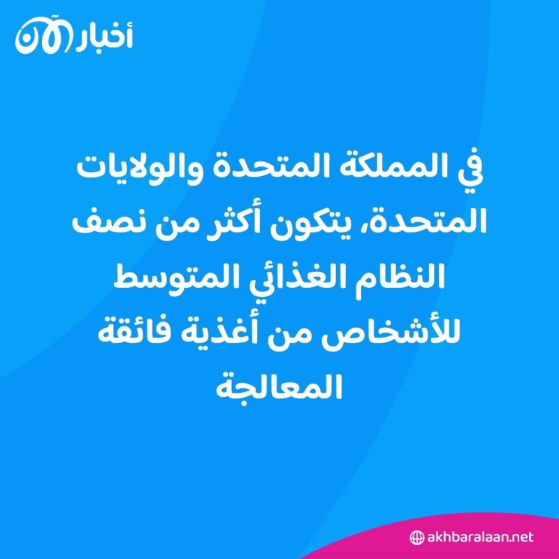 منها السرطان.. الأطعمة فائقة المعالجة ترتبط بأكثر من 30 مشكلة صحية