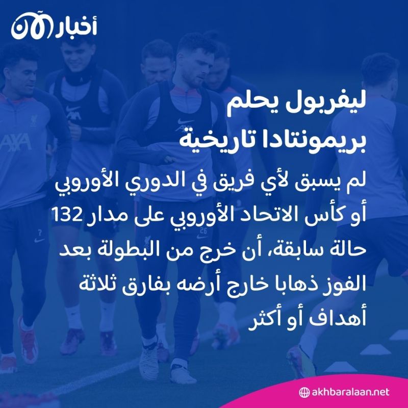 الدوري الأوروري: ريمونتادا برشلونة التاريخية تلهم ليفربول أمام أتالانتا