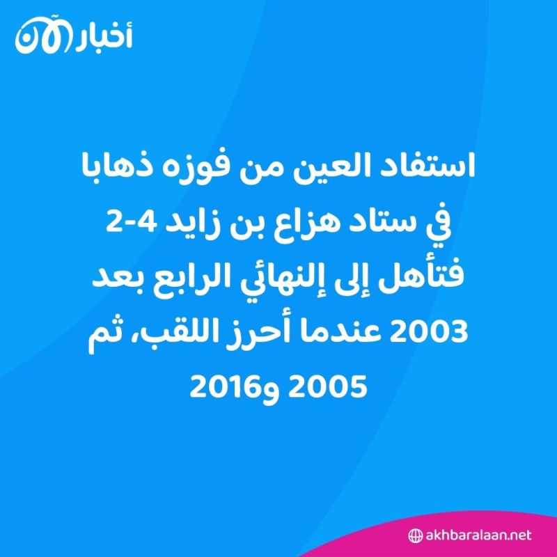 العين يقصي الهلال ويتأهل إلى نهائي دوري أبطال آسيا