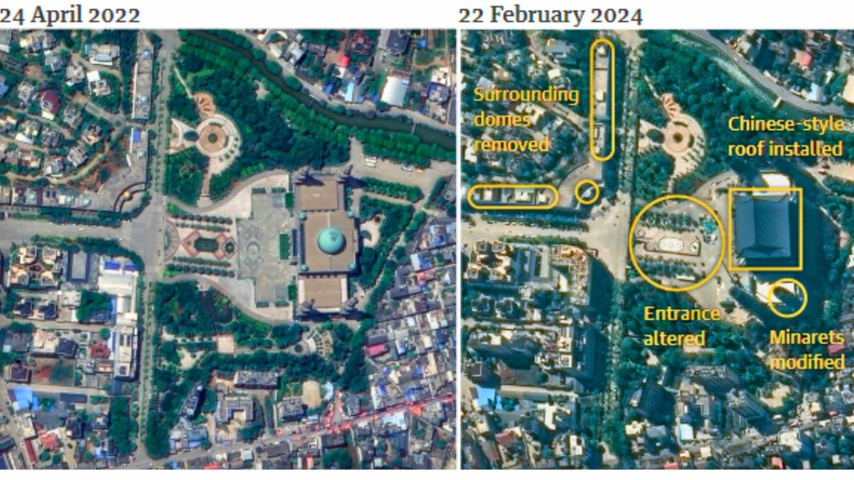 ضمن حملة لمحو الهوية الإسلامية.. آخر مسجد كبير على الطراز العربي في الصين يفقد قبابه