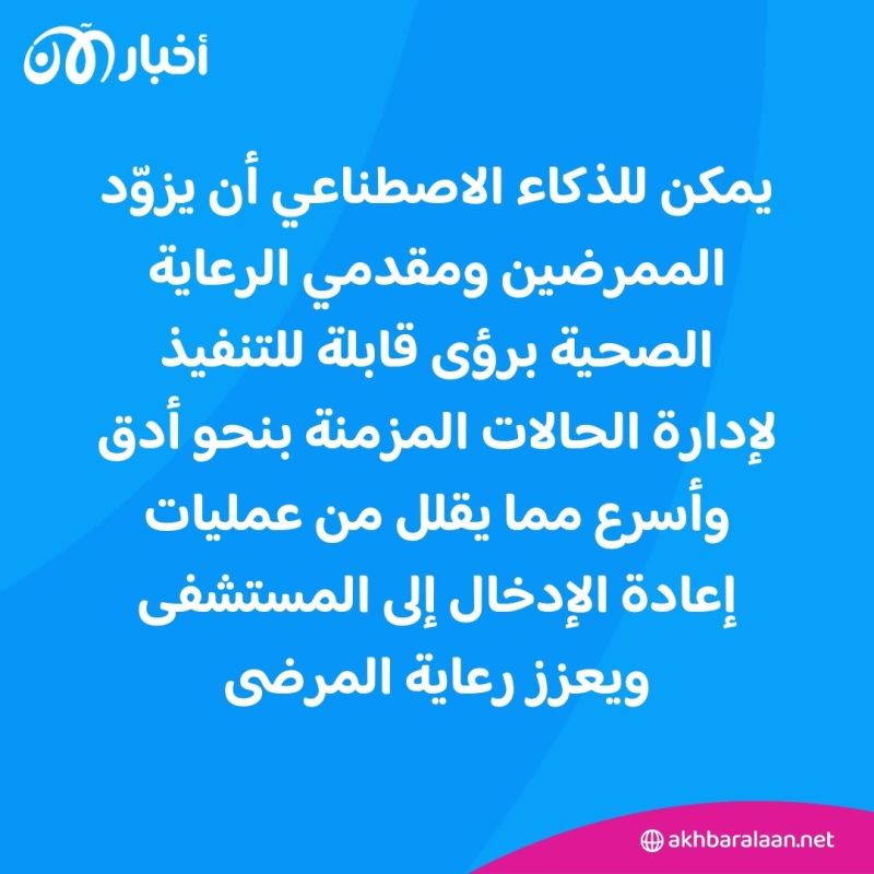مساهم كبير.. مستقبل الذكاء الاصطناعي في التمريض والرعاية الطبية 1 مساهم كبير.. مستقبل الذكاء الاصطناعي في التمريض والرعاية الطبية