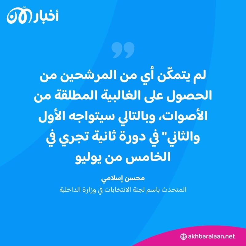 إصلاحي ومتشدّد.. بيزشكيان وجليلي يتأهلان إلى الدورة الثانية من انتخابات إيران