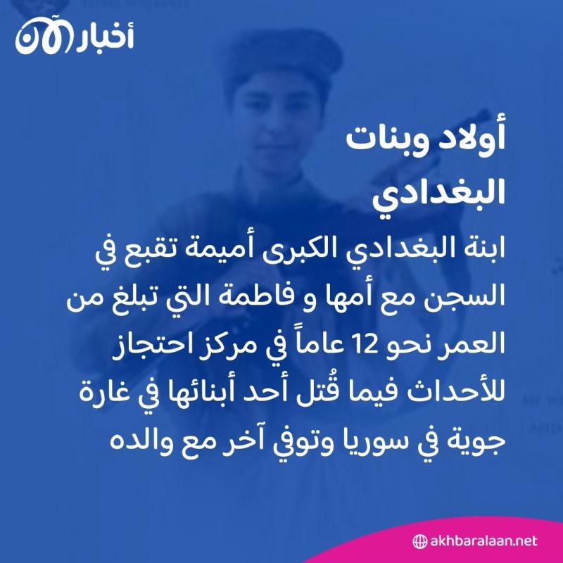 حكم الإعدام لأرملة زعيم داعش البغدادي.. ماذا عن زوجاته وأولاده؟ 3 حكم الإعدام لأرملة زعيم داعش البغدادي.. ماذا عن زوجاته وأولاده؟