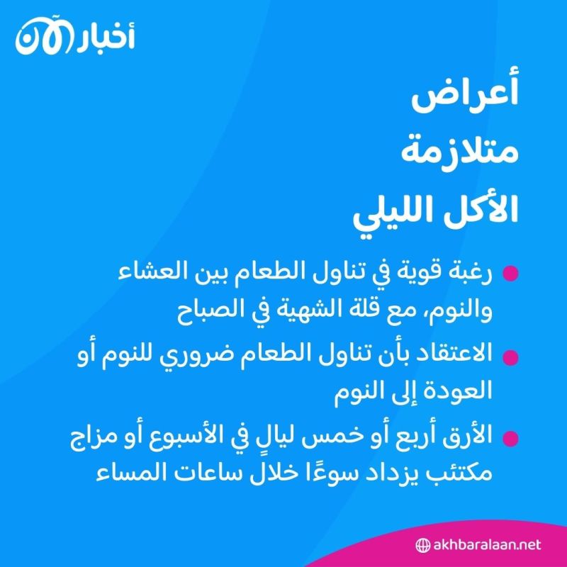 ما هي متلازمة الأكل الليلي؟.. الأعراض والعلاج