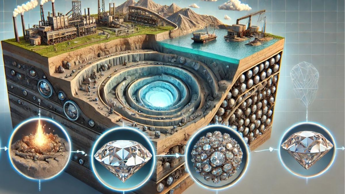 الألماس من التكوين الطبيعي إلى التميز الصناعي كل ما تحتاج معرفته 8 الألماس من التكوين الطبيعي إلى التميز الصناعي كل ما تحتاج معرفته