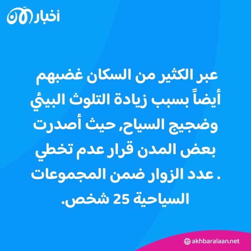 معاناة إسبانيا من عدد السياح المفرط