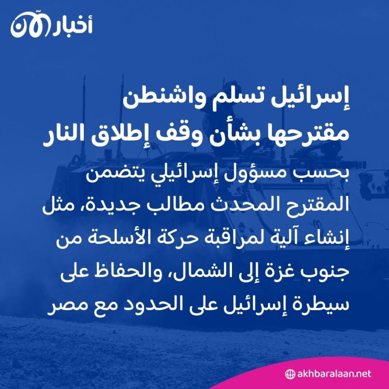 إسرائيل تسلم واشنطن مقترحها "المحدث" بشأن وقف إطلاق النار في غزة.. ماذا تضمن؟