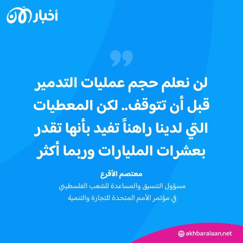 "كارثية".. كم بلغت خسائر حرب غزة؟