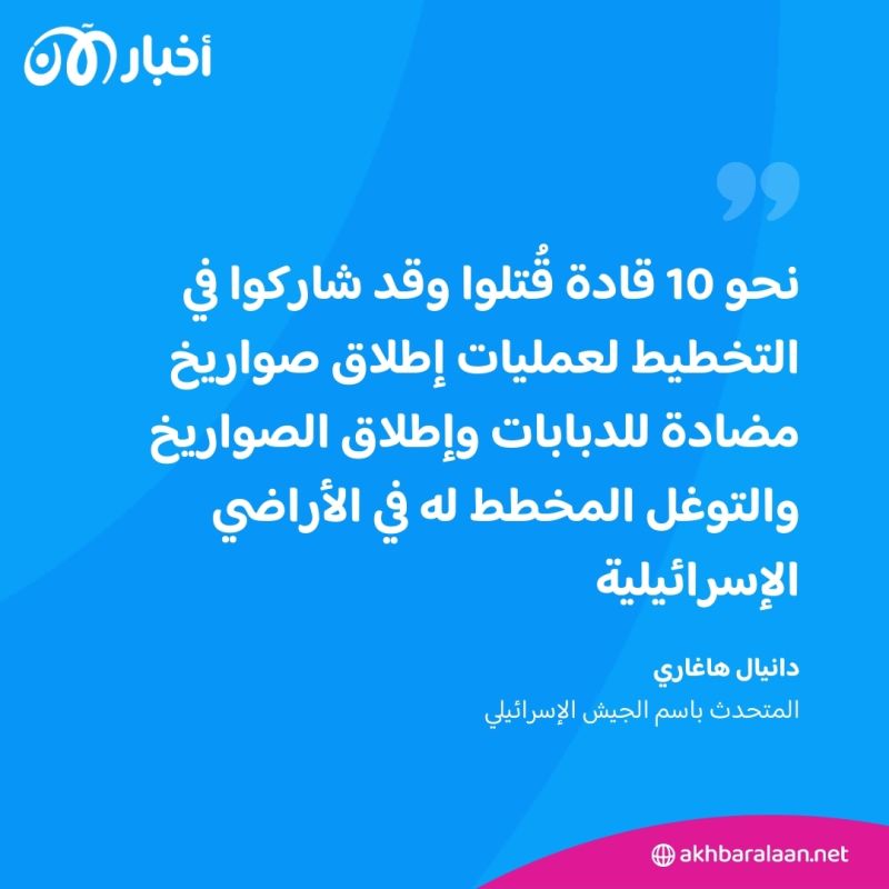 إسرائيل تعلن "تصفية نحو 10 مسؤولين" في حزب الله مع إبراهيم عقيل