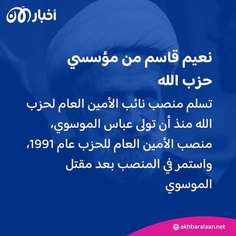 من هو نعيم قاسم الأمين العام الجديد لحزب الله؟