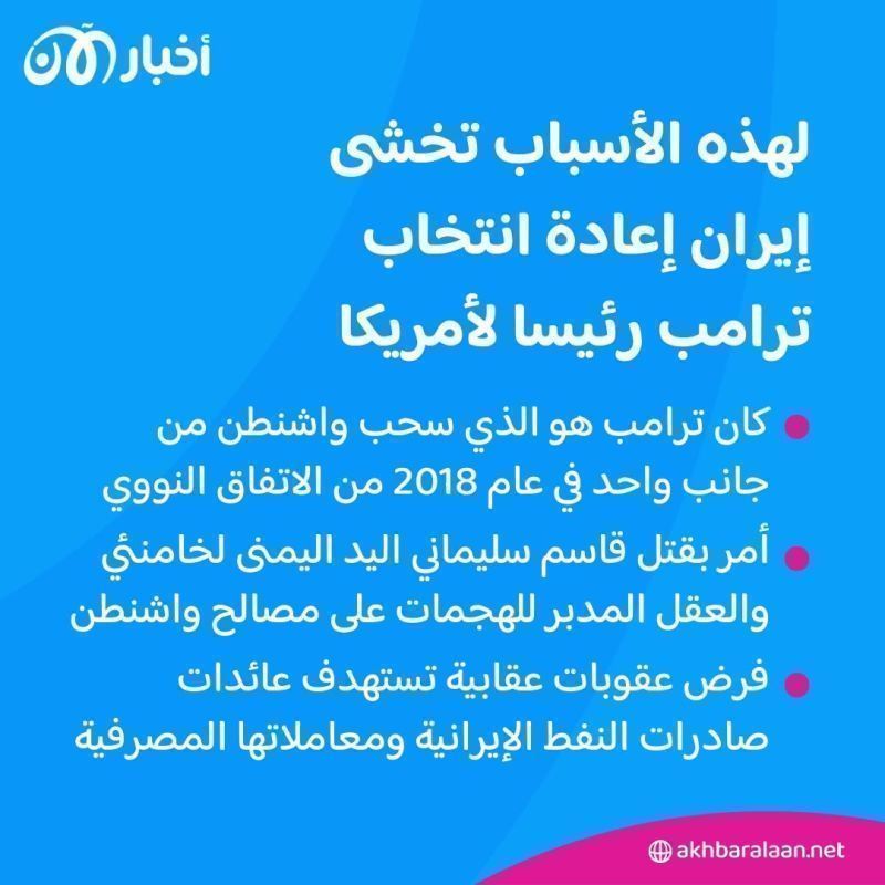 "كأس مسمومة" لخامنئي.. لماذا تخشى إيران عودة ترامب إلى البيت الأبيض؟