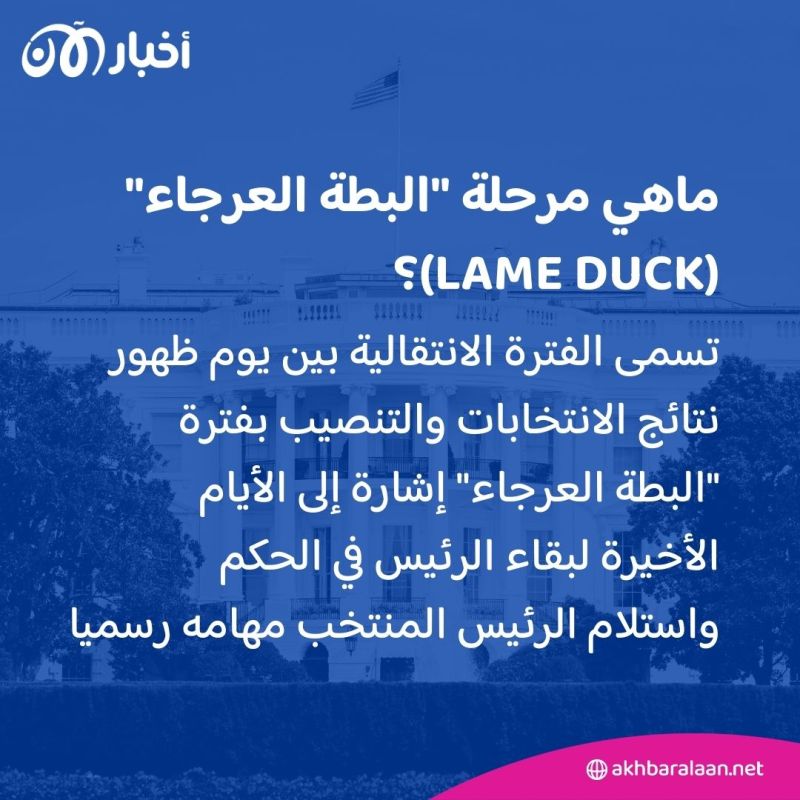 مدتها 75 يوما.. إليكم كيف تسير الأمور في مرحلة "البطة العرجاء" حتى يتسلم ترامب السلطة