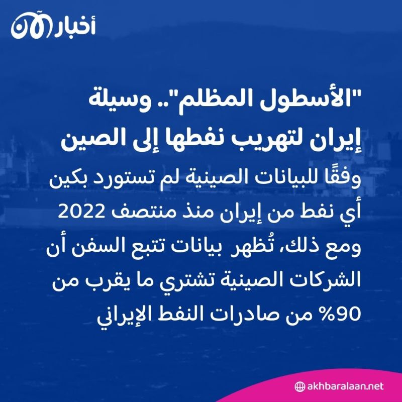 "صناعة الظل".. كيف تُهرب إيران نفطها المحظور إلى الصين عبر "الأسطول المظلم"؟ 4 "صناعة الظل".. كيف تُهرب إيران نفطها المحظور إلى الصين عبر "الأسطول المظلم"؟