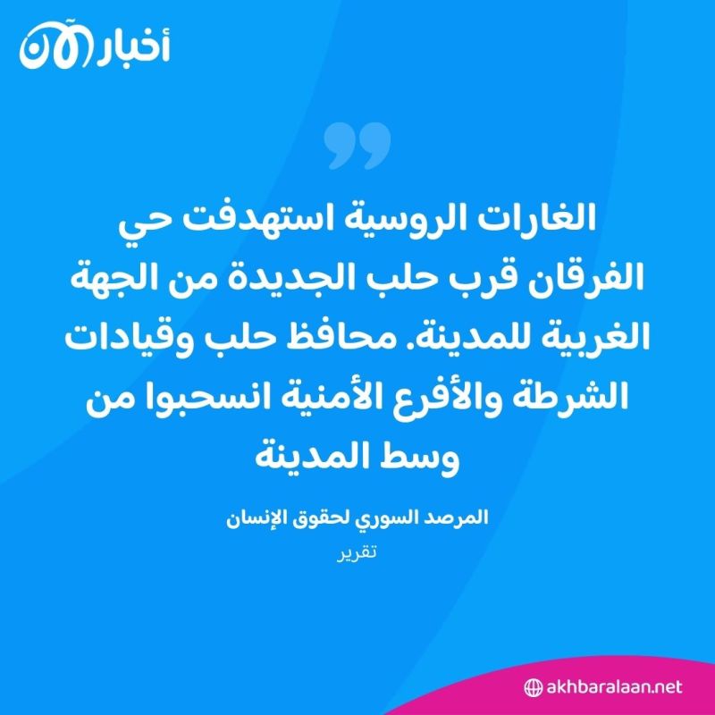 للمرة الأولى منذ 2016.. غارات جوية على حلب وغالبية المدينة بقبضة فصائل المعارضة