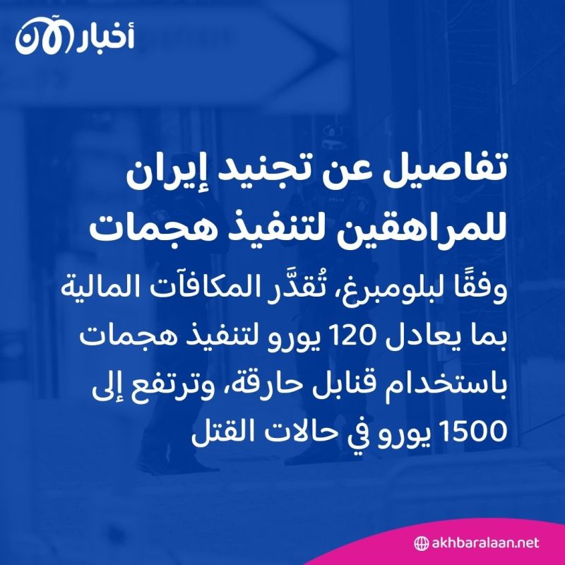فوضى مقابل المال.. كيف تجند إيران المراهقين لتنفيذ هجمات ضد أهداف في أوروبا؟ 2 فوضى مقابل المال.. كيف تجند إيران المراهقين لتنفيذ هجمات ضد أهداف في أوروبا؟