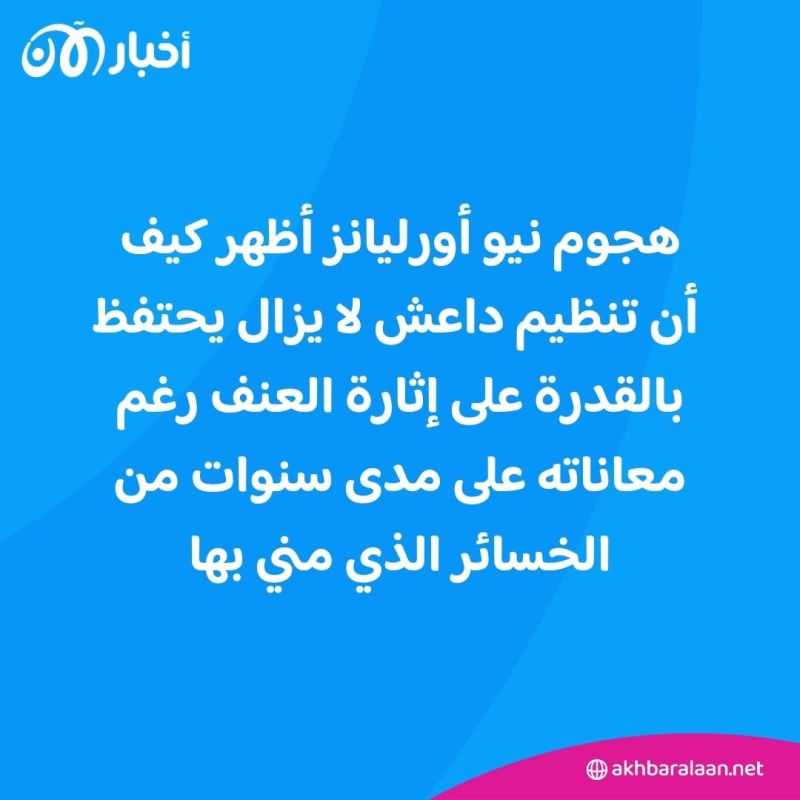 من نيو أورليانز إلى روسيا وإيران.. كيف لا يزال داعش يشكل تهديدا على الأمن العالمي؟