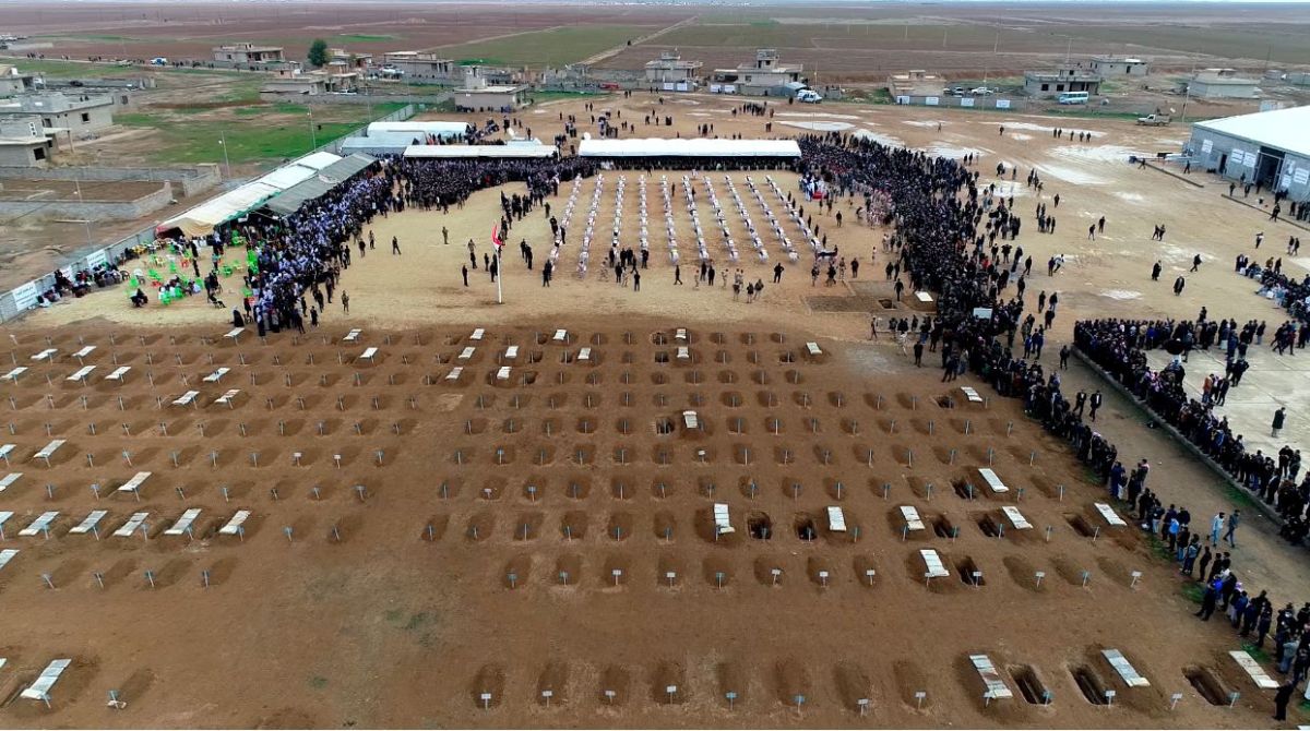 بعد أن بنوا لها قبرا في سنجار.. سيلفانا تعود من براثن داعش بعد 10 سنوات 5 في هذا المكان جهز من تبقى من عائلة سيلفانا قبرها.