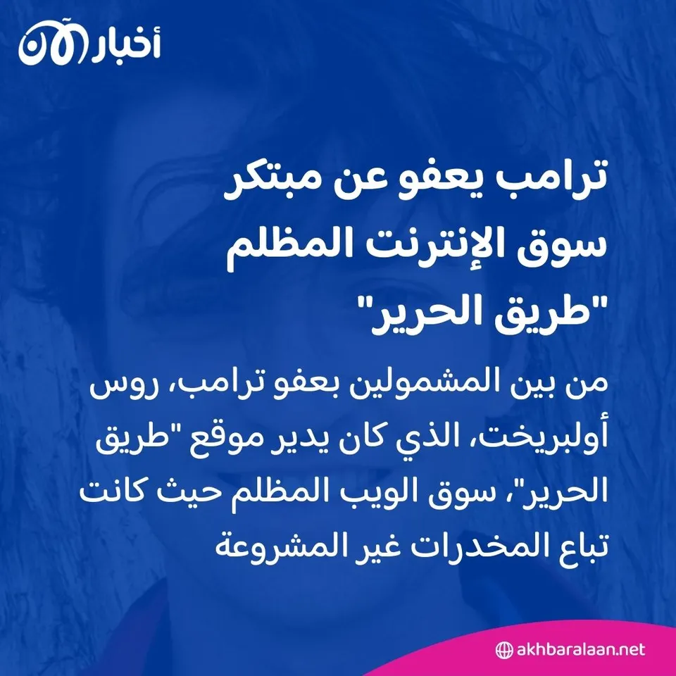 بينهم إنريكي تاريو ومؤسس أكبر سوق إلكترونية للمخدرات.. من هم المشمولون بعفو ترامب؟ 3 بينهم إنريكي تاريو ومؤسس أكبر سوق إلكترونية للمخدرات.. من هم المشمولون بعفو ترامب؟
