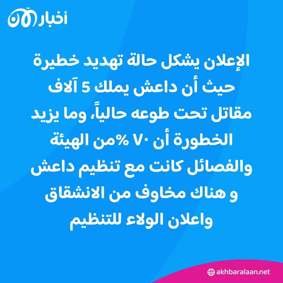 داعش يهدد الشرع ويحرّض جنوده عليه ومخاوف من المقاتلين الأجانب